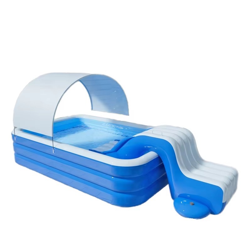 Outdoor Furniture For Pool - Large Outdoor PVC Inflatable Swimming Pool