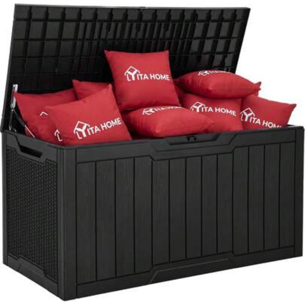 Outdoor Furniture For Pool - 100 Gallon Large Outdoor Deck Box