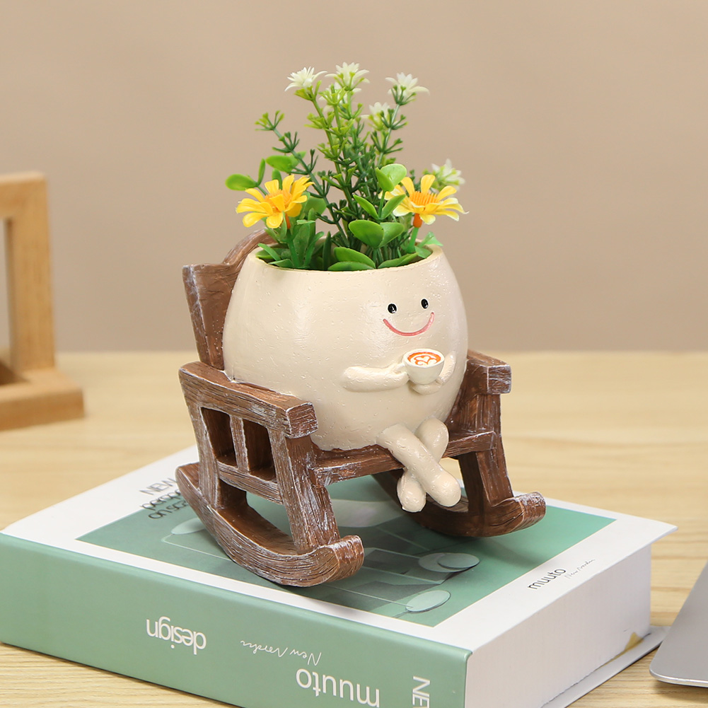 Chair/Swing Smile Face Planter - Garden Swing Chair ulasan dan harga