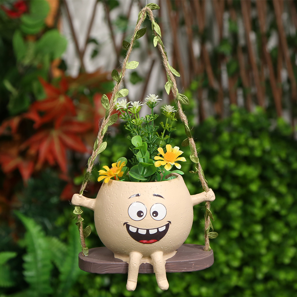 Chair/Swing Smile Face Planter - Garden Swing Chair ulasan dan harga