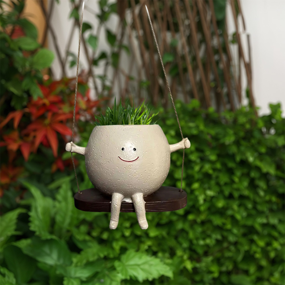 Chair/Swing Smile Face Planter - Garden Swing Chair ulasan dan harga