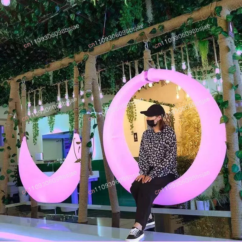 Outdoor Luminous Swing Interne - Garden Swing Chair ulasan dan harga