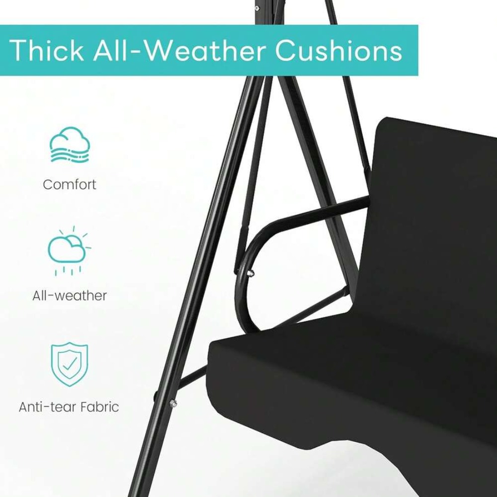 Outdoor Patio Swing Chair with - Garden Swing Chair ulasan dan harga
