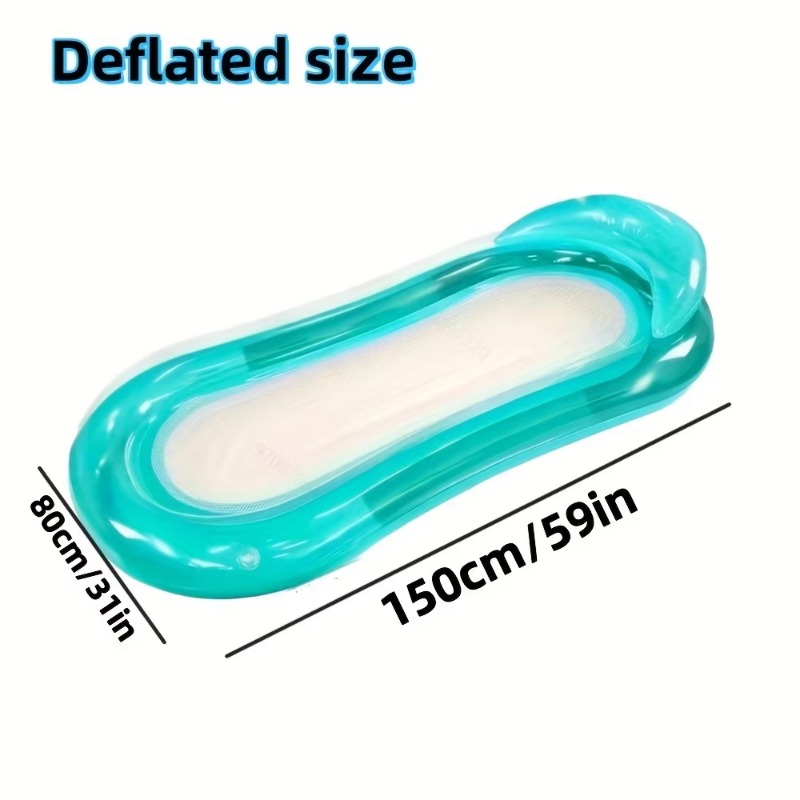 Inflatable Mesh Floating Hammo - Outdoor Furniture For Pool ulasan dan harga