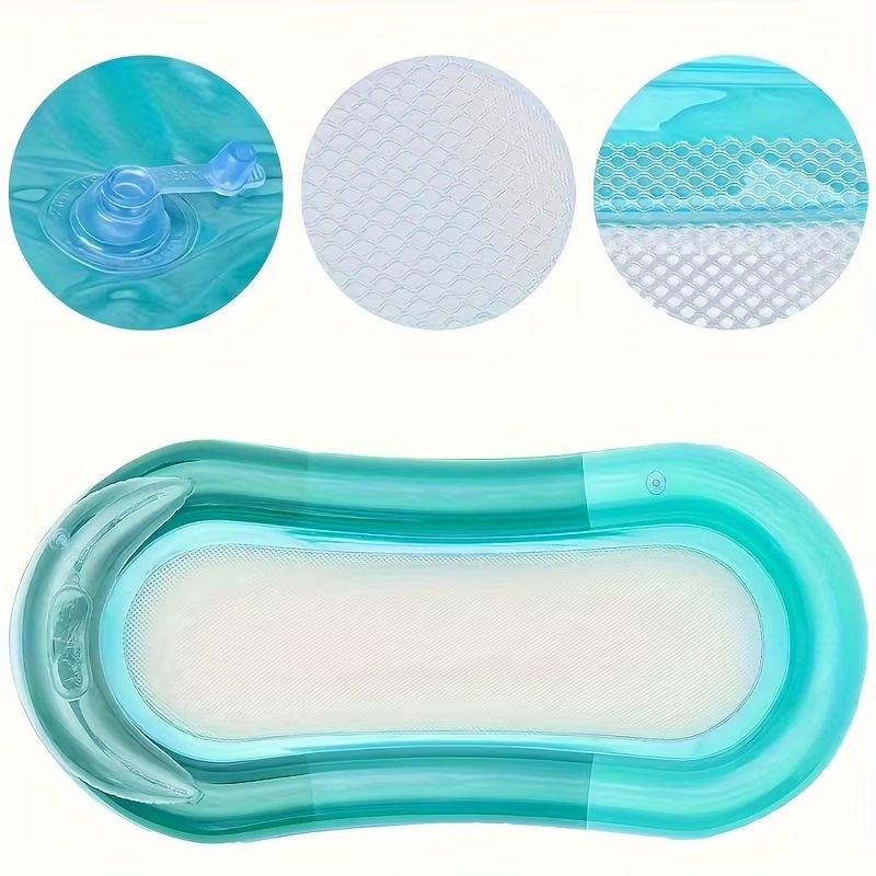 Inflatable Mesh Floating Hammo - Outdoor Furniture For Pool ulasan dan harga