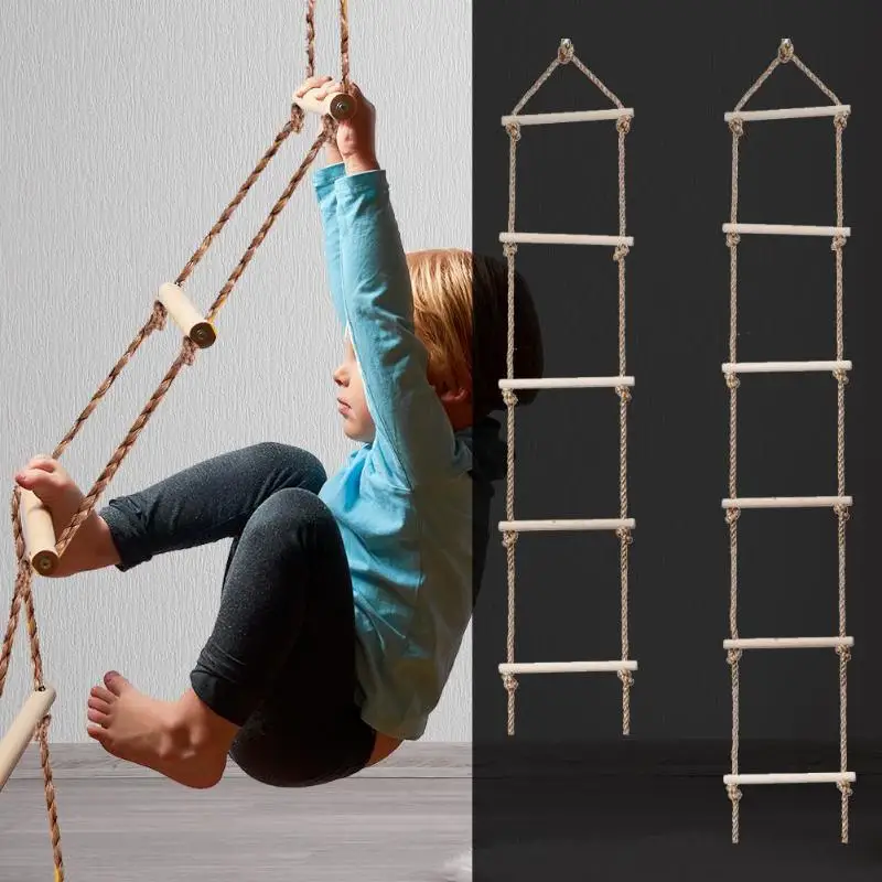 Kids Wooden Ladder Outdoor Act - Garden Swing Chair ulasan dan harga
