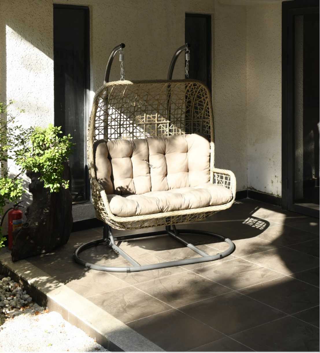 Garden Patio Outdoor Double Ch - Garden Swing Chair ulasan dan harga