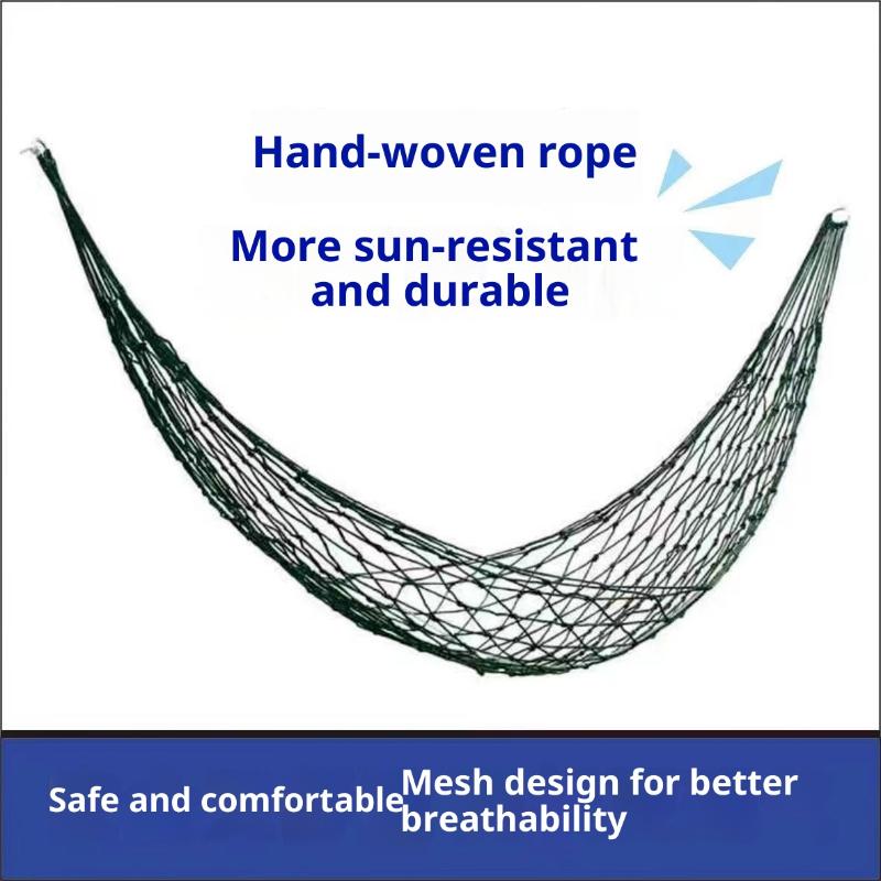 Thickened Nylon Rope Hammock f - Garden Swing Chair ulasan dan harga