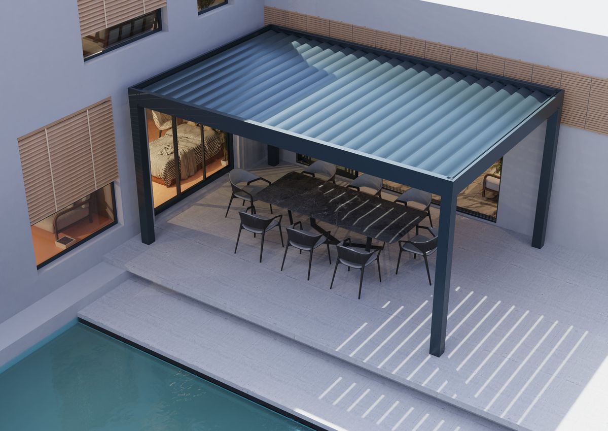 Affordable Backyard Rectangula - Outdoor Furniture Aluminum ulasan dan harga