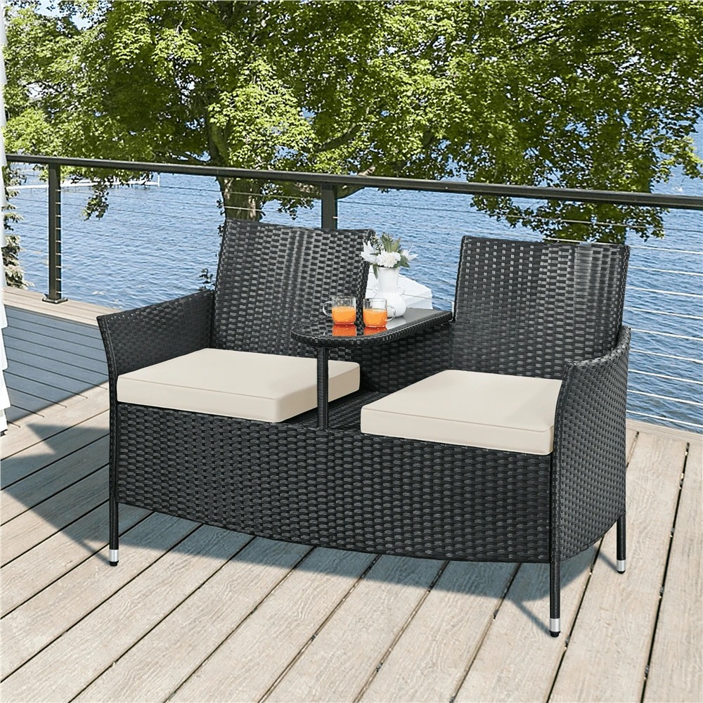Premium Outdoor Double Chair 2 - Outdoor Furniture For Pool ulasan dan harga