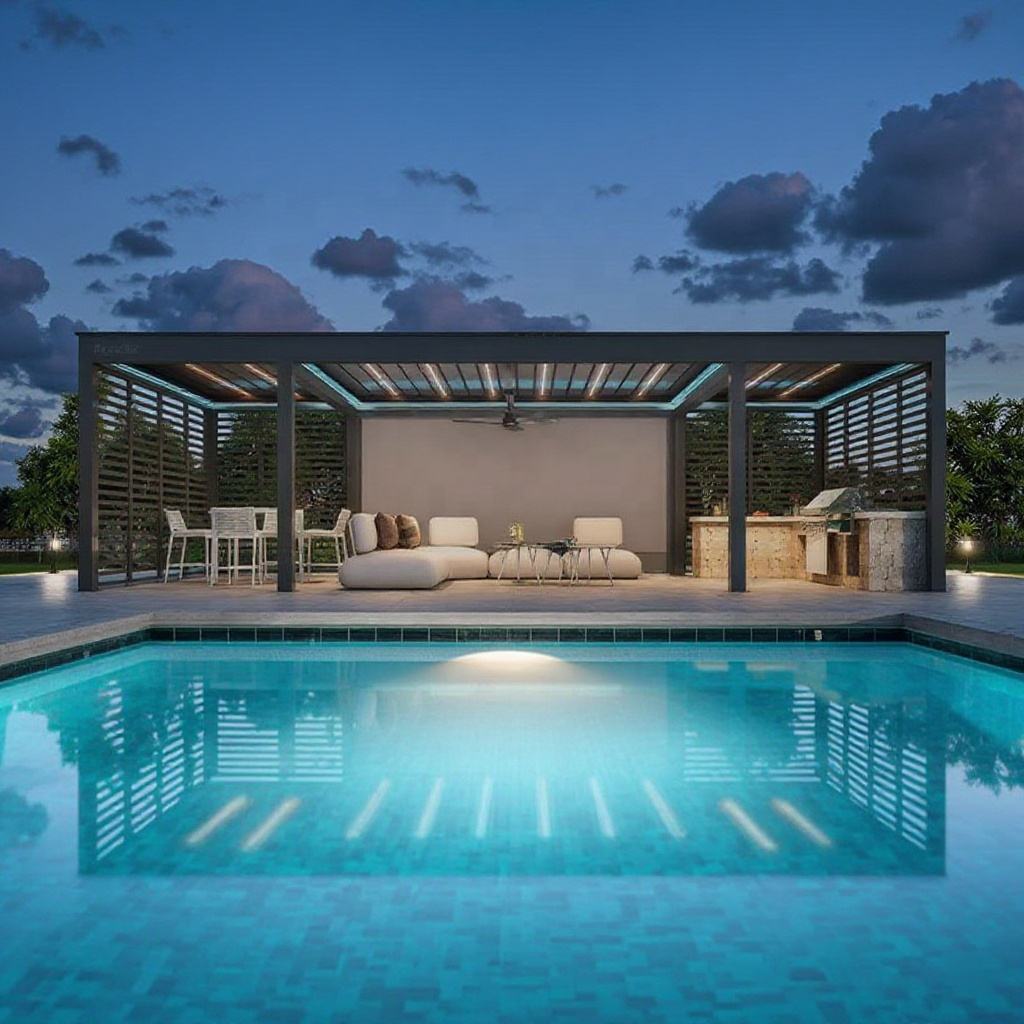 Various Sizes Aluminum Alloy R - Outdoor Furniture For Pool ulasan dan harga