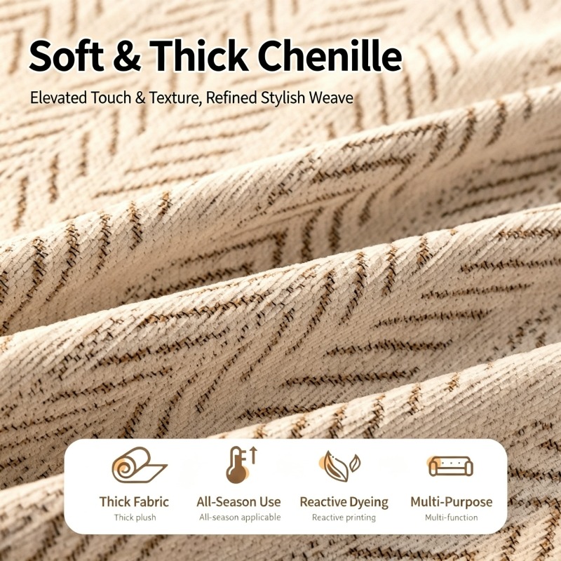 Herringbone Chenille Sofa Cove - Outdoor Furniture One Piece ulasan dan harga