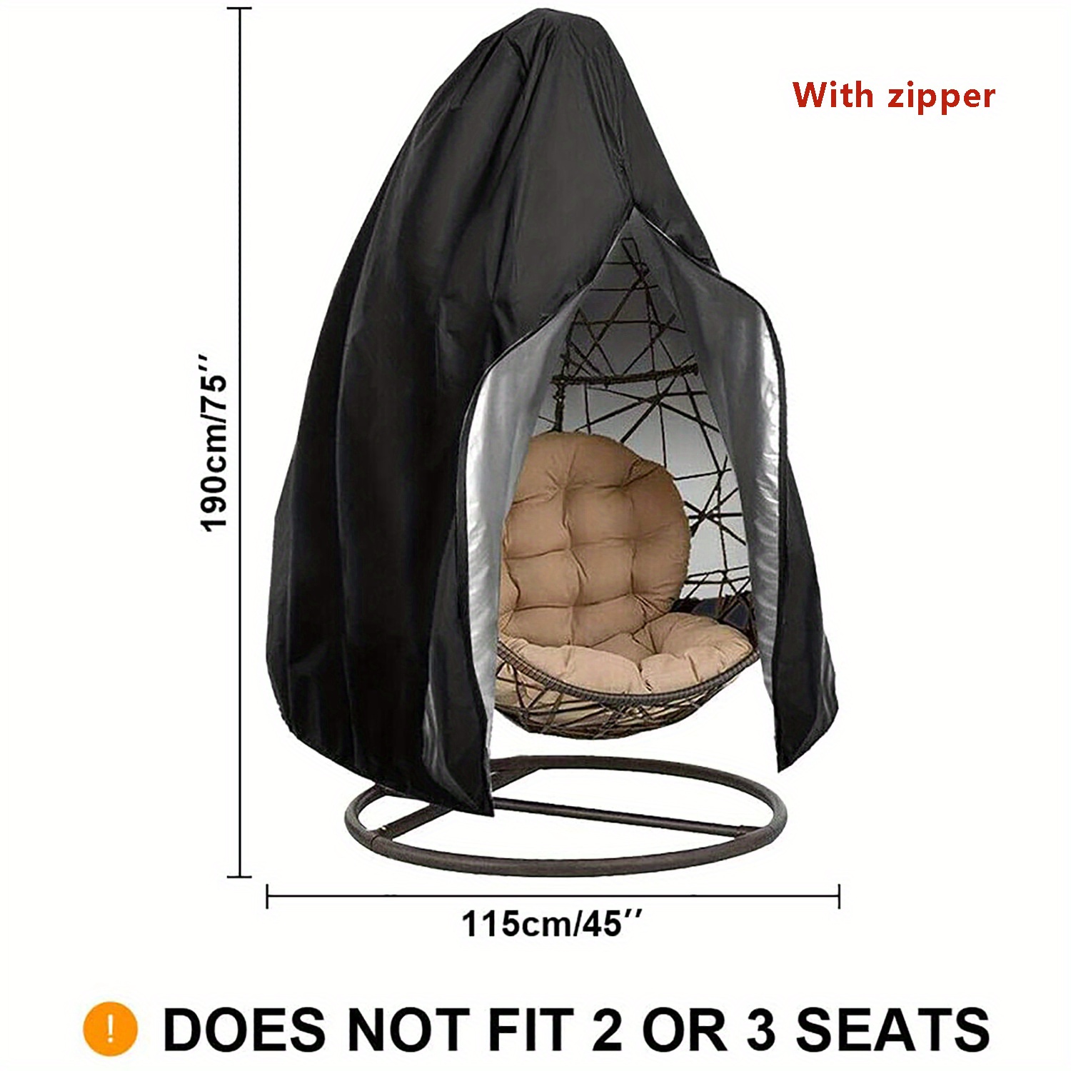 Waterproof Anti-UV Heavy Duty  - Garden Swing Chair ulasan dan harga