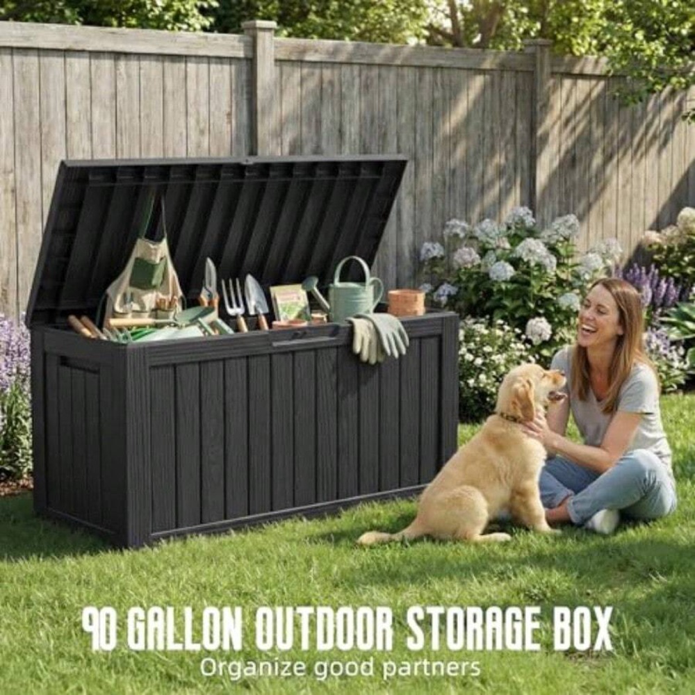 90 Gallon Outdoor Deck Box Wat - Outdoor Furniture For Pool ulasan dan harga